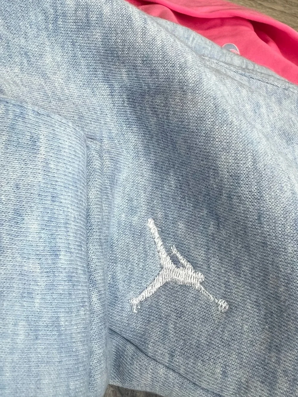 Jordan kids' sweatshirt and cargo joggers tracksuit set cobalt bliss heather - Picture 7 of 9